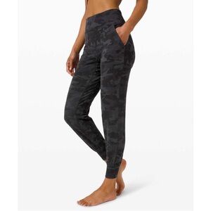 Lululemon Camo Align Jogger 12 Womens Black Grey Pants Relaxed Legging Incognito